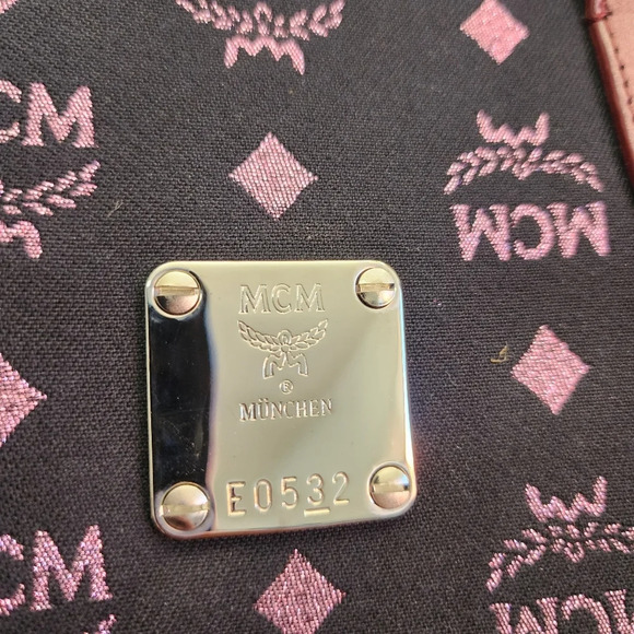 Vintage multicolor MCM tote bag with COA - Picture 7 of 11